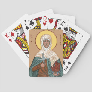 Baraja De Cartas St Brigid con fuego sagrado y cruz