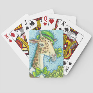 BARAJA DE CARTAS ST. GIRAFFE IRLANDESA DE PATRICK JUGANDO TARJETAS