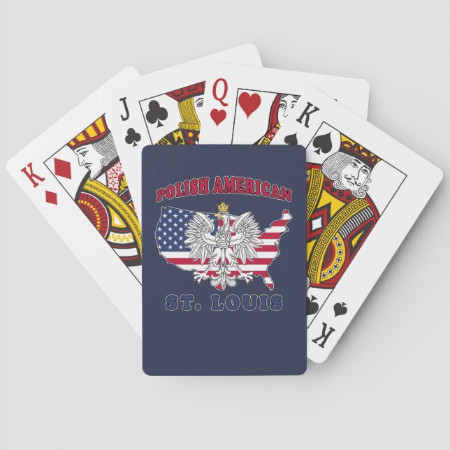 Baraja De Cartas St. Louis Missouri (Reverso)
