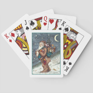 BARAJA DE CARTAS ST. NICK EN TEDDY BEAR SUIT, NAVIDADES TEDDIES