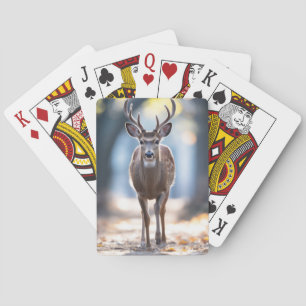 Baraja De Cartas Stag Deer Willife Animal En La Calle