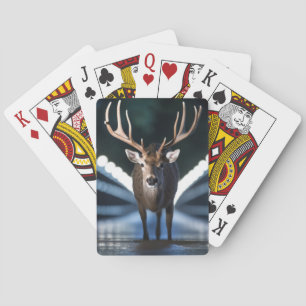 Baraja De Cartas Stag Deer Willife Animal En La Calle