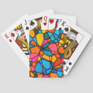 Baraja De Cartas Stain Glass