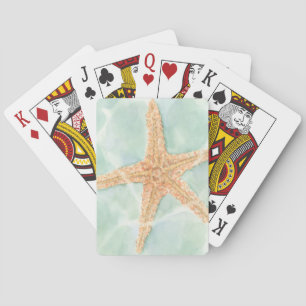 Baraja De Cartas Starfish náutico en el agua