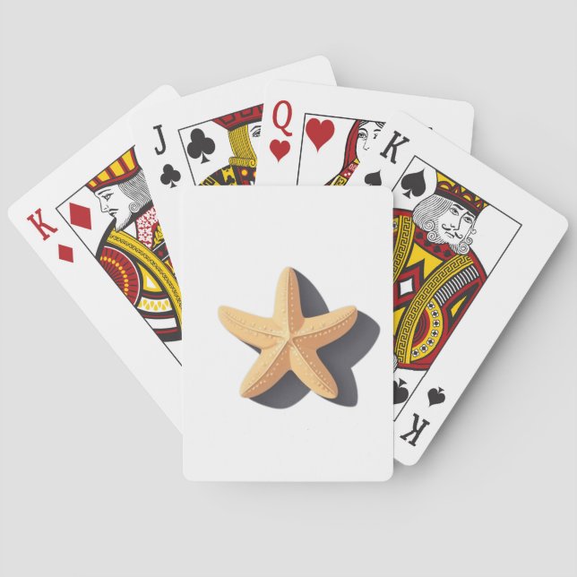 Baraja De Cartas Starfish with Its Shadow (Reverso)