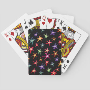 Baraja De Cartas Starfishes coloridas, Tarjetas de Jugar con estrel