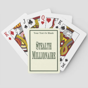 Baraja De Cartas Stealth Millionaire