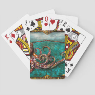 Baraja De Cartas Steampunk - La historia del Kraken