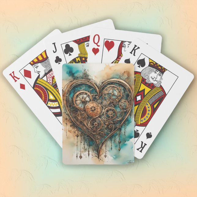 Baraja De Cartas Steampunk Love (Subido por el creador)