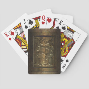 Baraja De Cartas Steampunk Metalizado