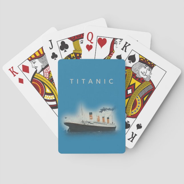 Baraja De Cartas Steamship Titanic (Reverso)