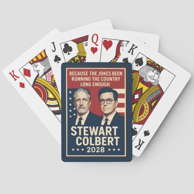 Baraja De Cartas Stewart/Colbert 2028 (Reverso)