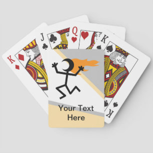 Baraja De Cartas Stickman, cabeza de inflamación