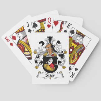 Baraja De Cartas Stier Family Crest
