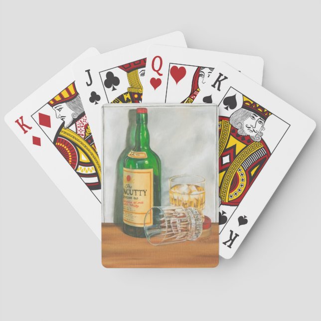 Baraja De Cartas Still Life with Scotch de Jennifer Goldberger (Reverso)