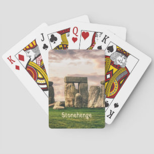Baraja De Cartas Stonehenge Inglaterra Reino Unido