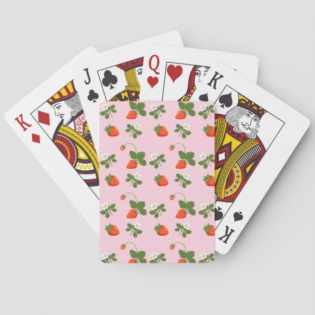 Baraja De Cartas Strawberries (Reverso)
