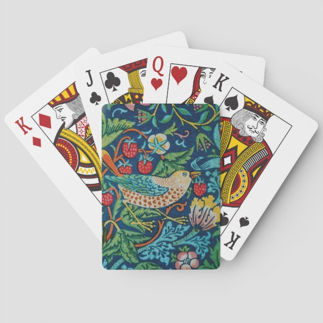 Baraja De Cartas Strawberry Thief (Reverso)