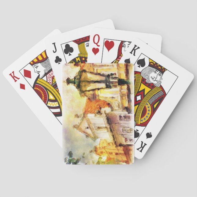 Baraja De Cartas Street in old part of prague (Reverso)