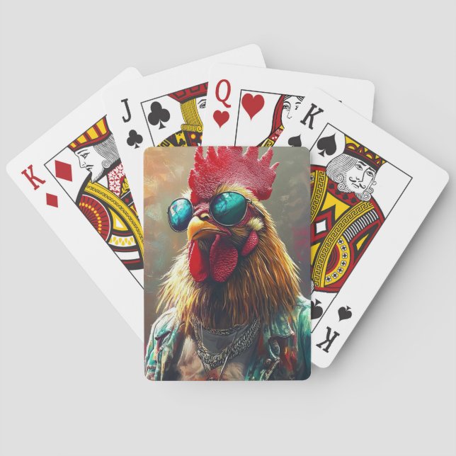Baraja De Cartas Streetwise Punk Rooster (Reverso)