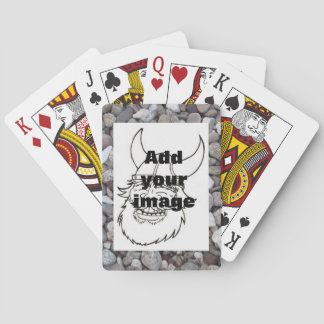 Baraja De Cartas Su imagen con borde rocoso