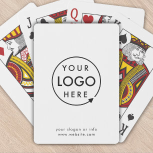 Baraja De Cartas Su logotipo   Empresa moderna Minimalista