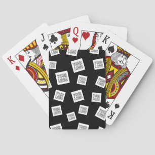 Baraja De Cartas Su logotipo, foto u otra imagen Ubicación aleato
