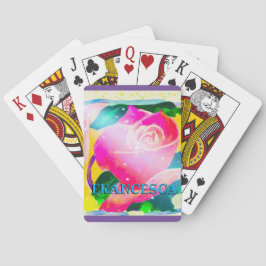 Baraja De Cartas Su nombre con la sombra del descenso, estrella