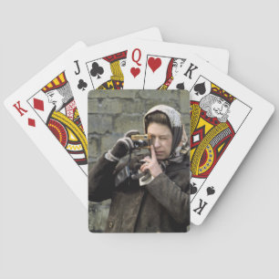 Baraja De Cartas ¡Su Reina Elizabeth, Sonríe!
