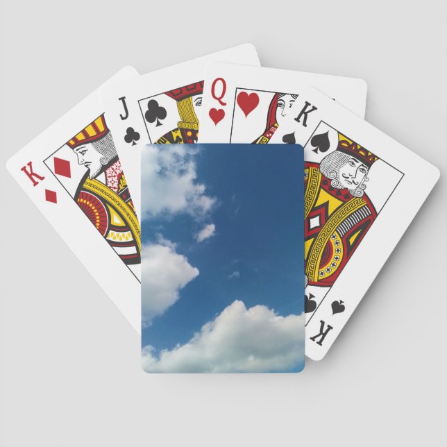 Baraja De Cartas Suavidad con las nubes (Reverso)