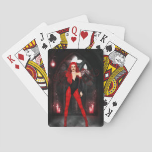 Baraja De Cartas Succubus Rojo