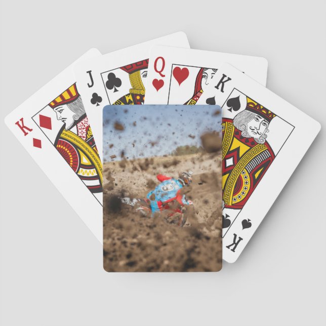 Baraja De Cartas Suciedad del motorista de la suciedad (Reverso)
