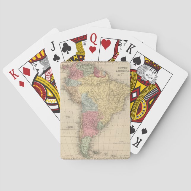 Baraja De Cartas Sudamérica. (Reverso)