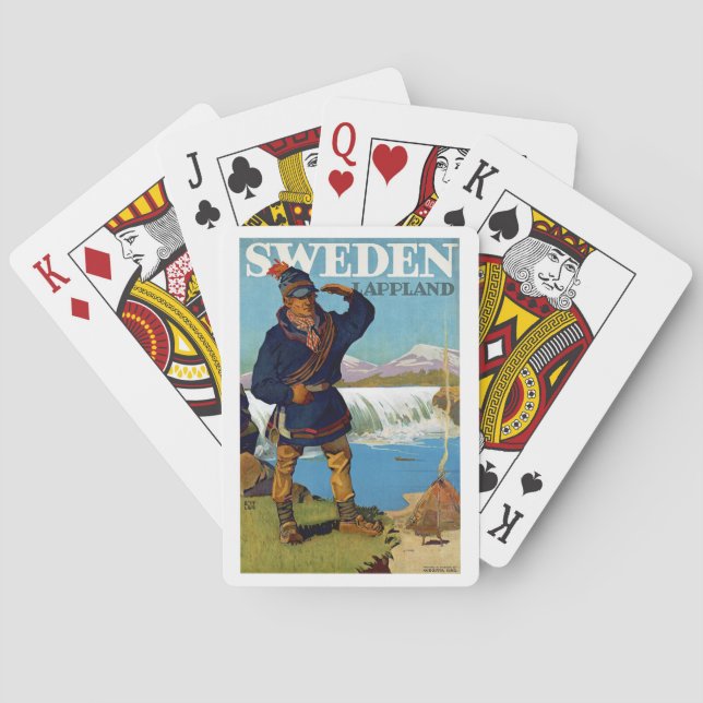 Baraja De Cartas Suecia ~ Lappland (Reverso)