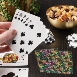 Baraja De Cartas Sueño de jungla de tigres Patrón de superficie sin