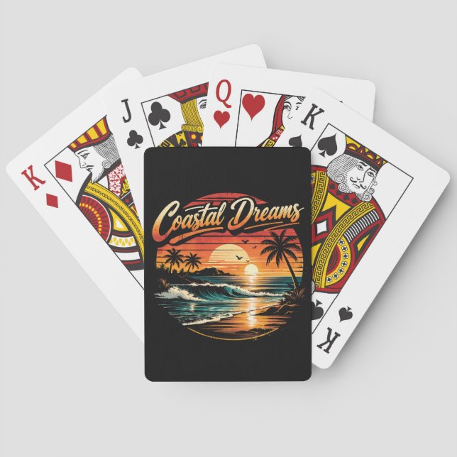 Baraja De Cartas Sueños Costeros (Reverso)