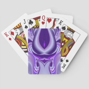 Baraja De Cartas Sueños de flores moradas