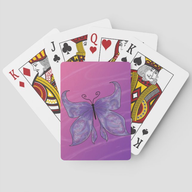 Baraja De Cartas Sueños de mariposa (Reverso)