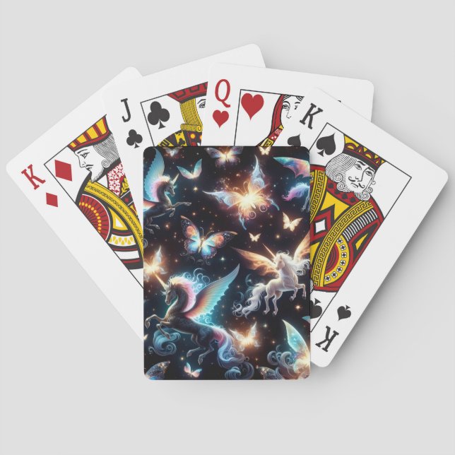 Baraja De Cartas Sueños de Unicornio (Reverso)