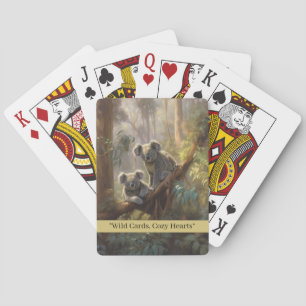 Baraja De Cartas Sueños del bosque Koala, personalizado