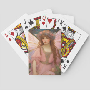 Baraja De Cartas Sueños Encantadores: Un Retrato De Hada Rosa De Wh
