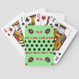 Baraja De Cartas Suerte de la Dama Verde Escarabajo