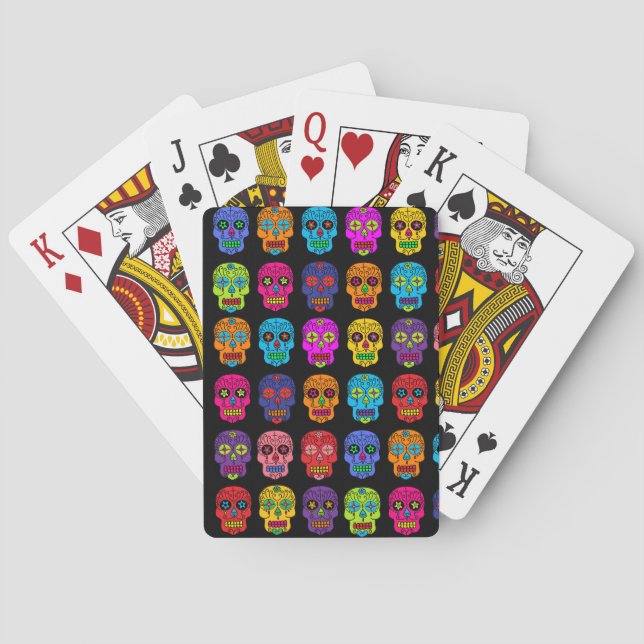 Baraja De Cartas Sugar Skull (Reverso)