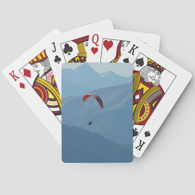 Baraja De Cartas Suiza Paraglider (Reverso)