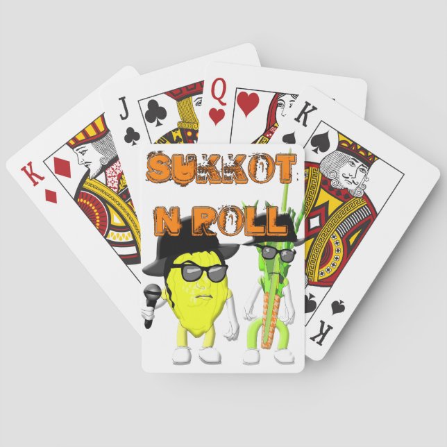 Baraja De Cartas SUkkOT N ROLL (Reverso)