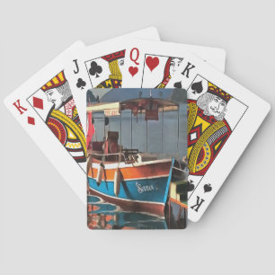 Baraja De Cartas Sultán Taxi Bote Marmaris Arte Náutico