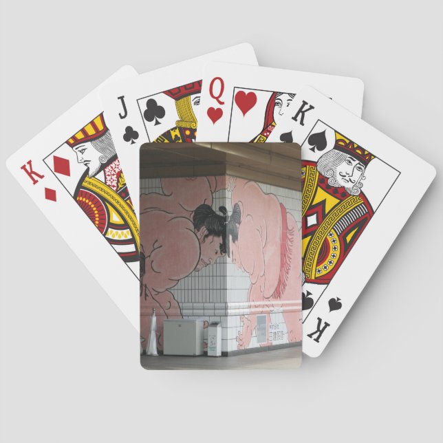 Baraja De Cartas Sumo Mural Wall Art (Reverso)