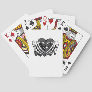 Baraja De Cartas Sunand~1 - Manos Skeleton Heart