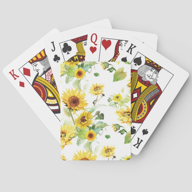 Baraja De Cartas Sunflower (Reverso)