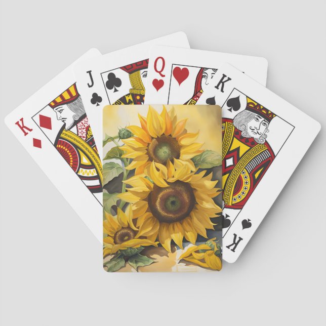 Baraja De Cartas Sunflower (Reverso)